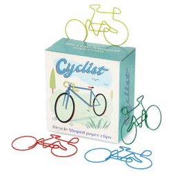 Paper clips (box of 20) - Cyclist