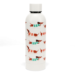 Stainless steel drinks bottle 500ml - Sausage Dog