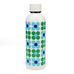 Stainless steel drinks bottle 500ml - Blue and green Daisy