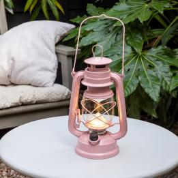 LED hurricane lantern - Pink