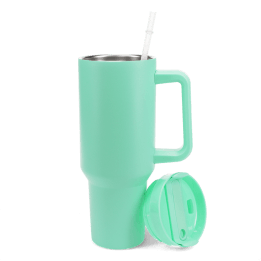 Travel tumbler with handle (1.2Ltr) - Mint green