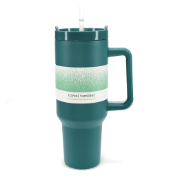 Travel tumbler with handle (1.2Ltr) - Petrol blue