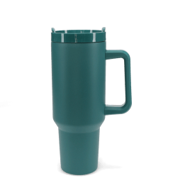 Travel tumbler with handle (1.2Ltr) - Petrol blue