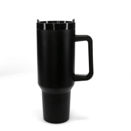 Travel tumbler with handle (1.2Ltr) - Black