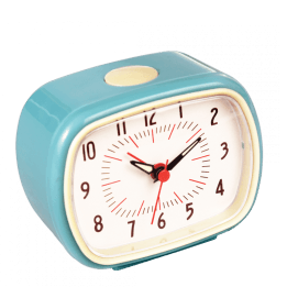 Retro alarm clock - Blue