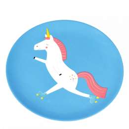 Magical Unicorn Melamine Plate