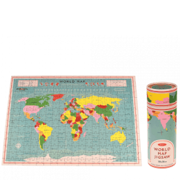 Jigsaw puzzle in a tube (300 piece) - World Map