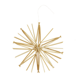  Straw star decoration (15cm)