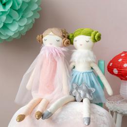 Cloth doll - Princess Celine and Princess Amelie