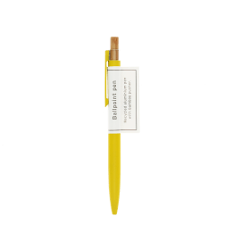 Recycled ballpoint pen - Yellow