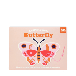 Learn to sew wooden hand-stitch set - Butterfly