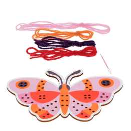 Learn to sew wooden hand-stitch set - Butterfly