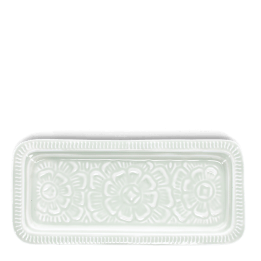 Enamel trinket tray - Light grey