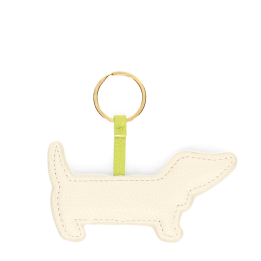 Faux leather keyring - Sausage Dog