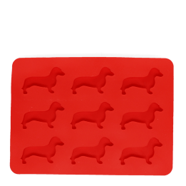 Silicone ice cube tray - sausage dog