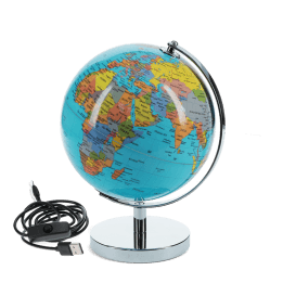 USB world globe light (14.2cm) - Classic