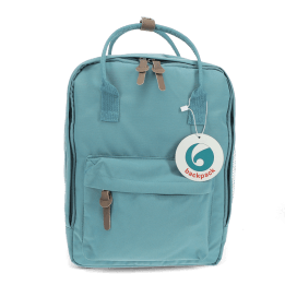 Compact backpack blue