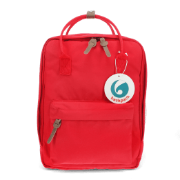 Compact backpack red