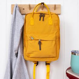 Compact backpack yellow