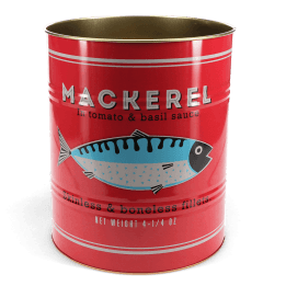 Set of 2 storage tins - fish