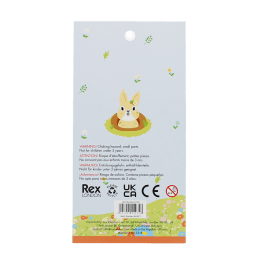 3D puffy stickers - Kawaii Bunny