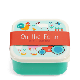 Snack boxes (set of 3) - Farmyard