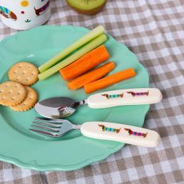 Children's cutlery set - sausage dog