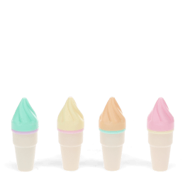 Mini highlighters (set of 4) - Ice cream