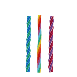 Twisted rainbow erasers (set of 3)