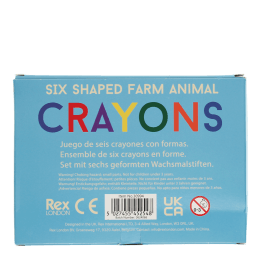 Animal head crayons (set of 6)