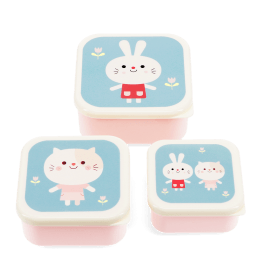 Snack boxes (set of 3) - Lottie and Friends