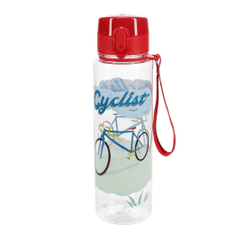 Drinks bottle with push button lid 700ml - Cyclist