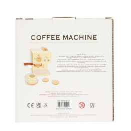 wooden toy coffee machine playset