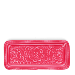 Enamel trinket tray - Vibrant pink