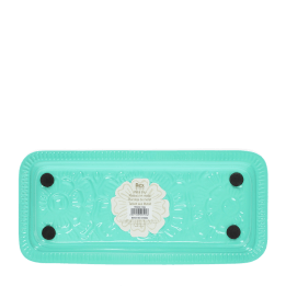 Enamel trinket tray - aqua