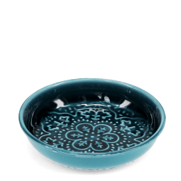 Enamel trinket dish - Blue