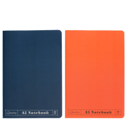 A5 notebooks (set of 2) - Orange & blue