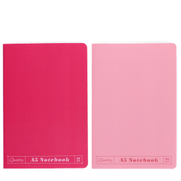 A5 notebooks (set of 2) - Pinks