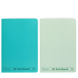 A5 notebooks (set of 2) - Green & aqua