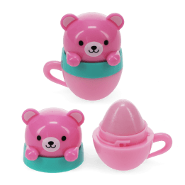 Mini berry scented lip balm (assorted) - Teacup animal friends