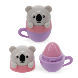 Mini berry scented lip balm (assorted) - Teacup animal friends