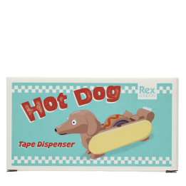 Tape dispenser with roll of tape - Hot Dog