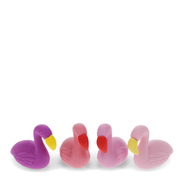 Erasers (set of 4) - Flamingoes