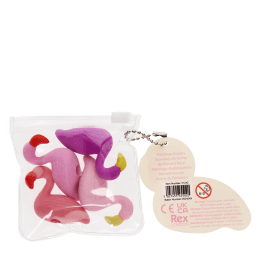 Erasers (set of 4) - Flamingoes