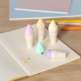 Mini highlighters (set of 4) - Ice cream