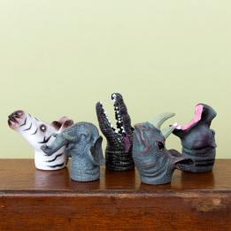 Animal finger puppets (set of 5) - Safari