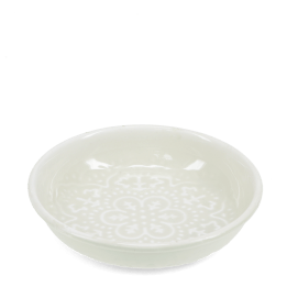  Enamel trinket dish - Light grey