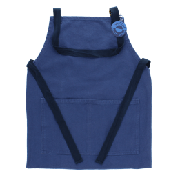 Two-tone utility apron - Indigo blue