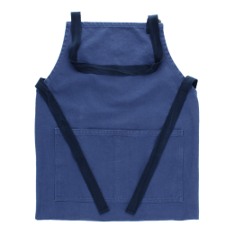 Two-tone utility apron - Indigo blue