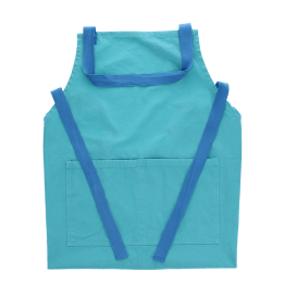 Two-tone utility apron - Pale blue